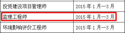 南通人事考試網(wǎng)公布2015年監理工程師報名時(shí)間