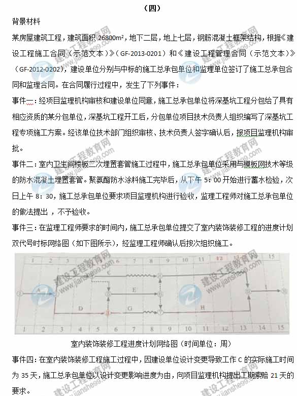 【老師解析】2015年二級建造師建筑實(shí)務(wù)試題及答案