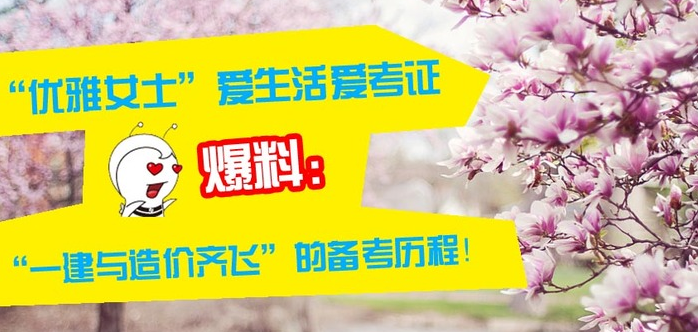 2016年造價(jià)工程師如何備考？你也可以成為萬(wàn)人矚目的優(yōu)雅姐