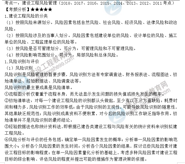 監理工程師考點(diǎn)