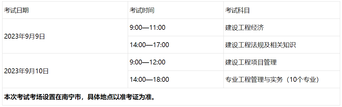 一、考試時(shí)間、科目及考場(chǎng)設置